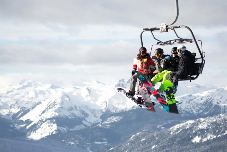 Vacaciones en grupo en un centro de esquí en Suiza